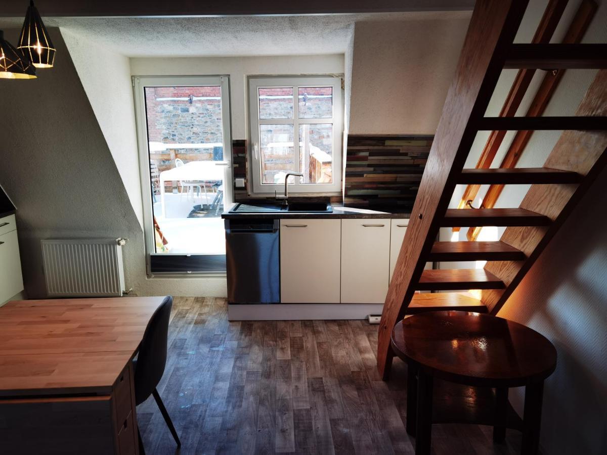 Gemuetliche Dachwohnung Mit Kleiner Oder Grosser Dachterrasse Nebeneinander Wolmirstedt Exterior foto