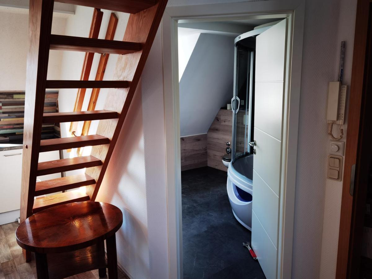 Gemuetliche Dachwohnung Mit Kleiner Oder Grosser Dachterrasse Nebeneinander Wolmirstedt Exterior foto